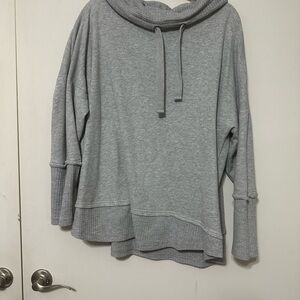 Maurices Light Gray Cowl Neck Sweater
